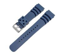 CAWEUER Silicone Watch Strap For Seiko Compatible With Casio Waterproof Sport Bracelet For Men Women Generic Rubber Watchband 20mm 22mm 24mm(Royal blue,24mm)