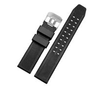 CAWEUER Solid Stainless Steel Watchband Compatible With Casio Protrek Series 5578 PRW-60/YT PRW-30/50/70 Sport Climbing Watch Strap(GREEN BLUE)