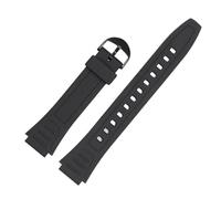 CAWEUER Watch Bracelet Compatible With Casio Strap W-800H W-217H AQ-S800W Resin Rubber Waterproof Accessories Band 18mm