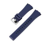 CAWEUER Watch Strap Compatible With Casio Gshock W-8900 GM-110 GA-100/110/120 400 GA-700 800 GD-100 GAL-100 Silicone Band Bracelet(Darkbule)