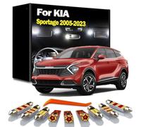 CAWEZCFY Interior LED Bulbs Map Dome Light Kit, For KIA Sportage MK2 MK3 MK4 MK5 2 3 4 5 II III IV V 2005-2019 2020 2021 2022 2023