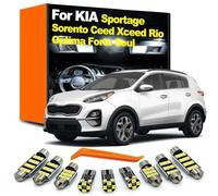 CAWEZCFY LED Bulb Interior Dome Map Light Kit, For KIA Sportage Sorento Ceed Xceed Rio Forte Optima Soul 1 2 3 4 MK1 MK2 MK3 MK4