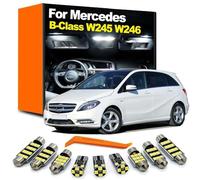 CAWEZCFY LED Bulb Interior Indoor Light Kit, For Mercedes Benz MB B Class W245 W246 B160 B180 B200 B220 B250 Map Dome Trunk Lamp