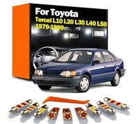 CAWEZCFY LED Bulb Interior Map Dome Light Kit, For Tercel L10 L20 L30 L40 L50 1979-1995 1996 1997 1998 1999 Accessories