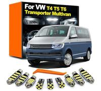 CAWEZCFY LED Interior Light Bulb Kit, For Volkswagen VW Multivan Caravelle Transporter MK5 MK6 T4 T5 T5.1 T6 1990-2020 Courtesy Lamp