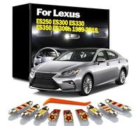 CAWEZCFY LED Interior Map Light Kit, For Lexus ES 250 300 330 350 300h ES250 ES300 ES330 ES350 ES300h 1989-2018 Led Bulbs