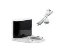 Cawfuxrtq Charge Dock Compatible with Roborock S7 Maxv Ultra Q7 MAX Q7 Vacuum Robot Accessories(Black&White)(White Dock with Cord)