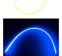 Cawhui 1 Pc 300mm DC3V 130/300mm Flexible Filament LED Filament Edison Bulb LED Bead Diodes Light Accessories,Warm Light,2200K Light Bulbs (Blue)