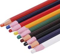 Cawhui 9 Pcs Assorted Colors Peel-Off China Marker Grease Wax Pencils for Glass, Garments, Cellophane, Fabric, Wood, Metal, Art Crayons Marking Pencils Paper-Wrapped Painting Pen for Drawing Coloring