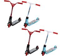 Cawhui Finger Scooter 4PCS Tech Deck Scooter Plastic Cute Mini Two Wheel Teck Deck Finger Skateboards for Party Favors/Finger Training Sports/Interactive Novelty Party Birthday Gifts/Finger Boards