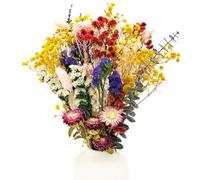 CAwished Dried Flowers Bouquet Natural Dried Flowewrs for Home Decor Table Boho Natural Flowers Made from Real Flowers for Living Room Decor Wedding Arrangement