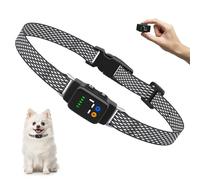 CAWJUG Anti Bark Collars for Small Dogs, Ultra Slim & Lightweight Dog Barking Collar with 3 Working Modes, 7 Sensitivity, IP67 Waterproof No Bark Collar for Small Medium Dogs