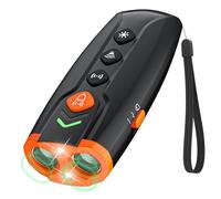 Cawjug Anti-Bell Device for Dogs, Anti-Barking Ultrasonic Device Rechargeable with 4 Adjustable Frequencies LED Torch, Ultrasonic Dog Repellent, Anti Bark Device, Safe Human for Small and Large Dogs