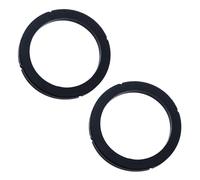 Cawla Espresso Machine Gasket Fit for Rancilio Silvia, 2 Pack Black Silicone Group Head Gasket for Espresso Machine Repair Kit