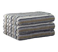 Cawö Guest Towel, 3 Pack - C Life Style Stripes, Walk Terry