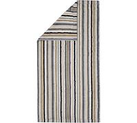 Cawö hand towel Lifestyle Stripes terry towelling pebble size 50x100 cm