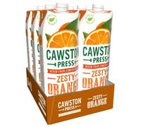 Cawston Press, 100% Squeezed Juice Cartons All Natural, Vegan, No Added Sugar Hand Picked Oranges, 1 L (Pack of 6)