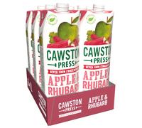 Cawston Press Apple & Rhubarb Pressed Juice 1L (Pack of 6)