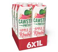 Cawston Press Apple & Rhubarb Pressed Juice 1L (Pack of 6)