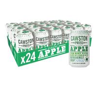 Cawston Press Cloudy Apple Sparkling Juice Blended With Sparkling Water And Pressed Apple Juice (330Ml X 24 Cans) - No Added Sugar