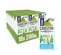 Cawston Press Fruit Water Kids Drink | Pressed Apple & Pear Flavoured Water | 200ml x 18 Pack Pear & Apple Juice Cartons | School Approved - No Added Sugar - Vegan | Ideal for Kids Lunchbox