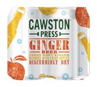 Cawston Press Ginger Beer, 4 x 330ml Cans