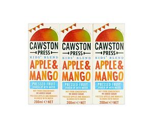 Cawston Press Kids Blend Apple & Mango 3 x 200ml (Pack of 6)