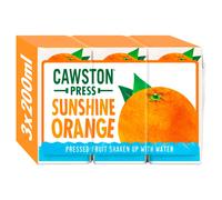 Cawston Press Orange Fruit Water 3 x 200ml