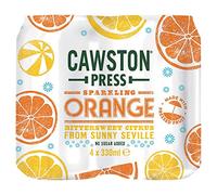 Cawston Press Soft Drink, Orange, 4 x 330ml