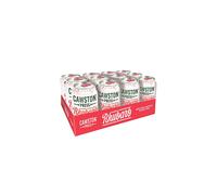Cawston Press Sparkling Rhubarb Fizzy Drink Blended With Sparkling Water and Pressed Apple Juice (330ml x 12 cans) | Gluten Free - Vegan - No Added