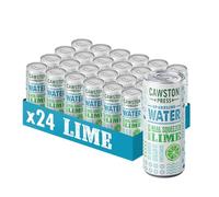 Cawston Press Sparkling Water - Lime - 24 x 330ml cans - Made with Squeezed Fruit & No Added Sugar