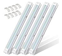 Caxmtu 12V Interior LED Light Bar White Lamp 72 LEDs Universal Strip Light for Motorhome Car Camper Van Bus Caravan Boat Motorhome Indoor Kitchen Bathroom with ON/Off Switch (4 Pack)