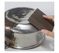 Caxmtu 3Pcs Magic Carborundum Brush Sanging Sponge for Pot Teapot Kettle Descaling Clean Large Area Flexible