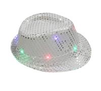 Caxndycing Baseball Cap Unisex with Built-in LED Lights for Spectacular Lighting Effects at Night Parties Techno Events Carnival Festival