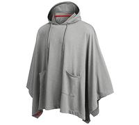 Caxndycing Poncho Men's Cape Made of Alpaca Wool Warm Blanket Towel Ponchos Men Mexican Wool Poncho Winter Cowboy Hippie Jacket Alpaca Wool Chic Andean Poncho Hooded Poncho, GY2, XXL