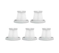 CAXUMO For Xiaomi, for Mijia, Handy Vacuum Cleaner, SSXCQ01XY Home Car Mini Wireless Hepa Filter Replacement Parts Spare Accessories H13 HEPA Vacuum Filter(5 Filters)
