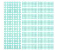 CAXUSD 1000pcs 15mm High Temperature Resistant Green Masking Tape Dots for Automotive Painting, Waterproof Adhesive Stickers for Car Wrap and Refinish Masking