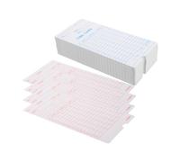 CAXUSD 100pcs Employee Tracking Cards Weekly Punch Cards Attendance Management Cardstock