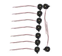 CAXUSD 10pcs Active Piezoelectric Buzzer Alarm Dc Continuous High Decibel Sound for Car Alarms Safety Warning Physics Circuits and Games