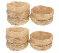 CAXUSD 10pcs Artificial Bird Nest Simulation Bird Nest Garden Decor Handmade Moss Material 7cm for Crafts Photography Props