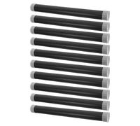 CAXUSD 10pcs Black Plastic Mailing Tubes with Caps for Blueprint Transport and Craft Storage Multipurpose Poster Containers for Artwork Documents and Office Organization