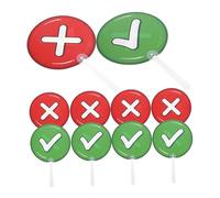 CAXUSD 10pcs Double Sided Classroom Discussion Paddles Plastic True False Response Signs for Engaging Student Feedback Interactive Learning Activities