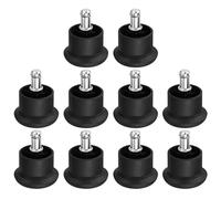 CAXUSD 10pcs Floor Foot Mat Chair Leg Stoppers for Office and Home Noise Reduction and Floor Protection for Wood and Metal Chairs