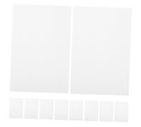 CAXUSD 10pcs Heat Shrink Sheets Frosted White Shrinkable Film for DIY Craft Projects Creative Art Supplies Compatible with Heat Gun and Oven for Childrens Art and Craft Activities