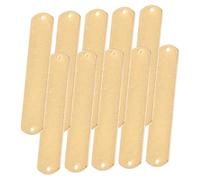 CAXUSD 10pcs Keychain Tags Portable Blank Tags for DIY Luggage Convenient Key