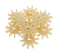 CAXUSD 10pcs Mini Plastic Gumball Machine Gear Wheel Replacement with High-precision Rotating Mechanism for Bubble Dispensers and Capsules Vending Machines, Suitable for Repair