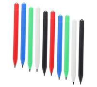CAXUSD 10pcs Plastic Drawing Tablet Pens with Lanyard Hole Design for Wear Resistance, for Paint and Calculate Math, Compatible as Tablet Stylus Pen Replacement Stylus Touch