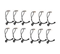 CAXUSD 12 Pcs Photography Backdrop Clips Side Clamps Elastic Bands Universal Clamp Set Random Color