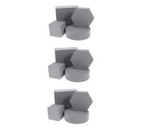 CAXUSD 12pcs Geometric Foam Cube Decorative Photography Props for Food Cosmetics Jewelry and Floral Displays Lightweight Portable Design for Indoor and Outdoor Use