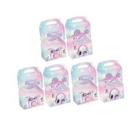 CAXUSD 12pcs Music Theme Candy Boxes for Wedding Party Supplies Bridal Treat Bags Singer Favor Bag Treat Candy Box Reusable Cardboard Decorative Favor Decorations